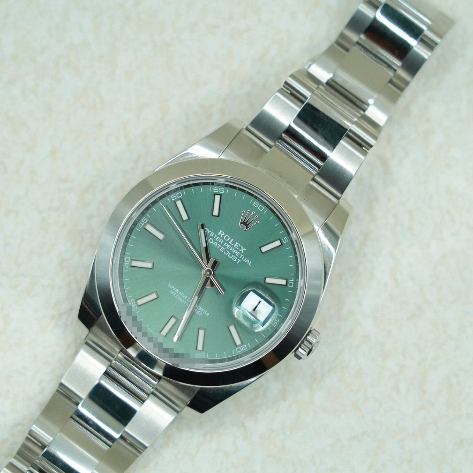 2023 ROLEX DATEJUST 41MM mint green - Image 2