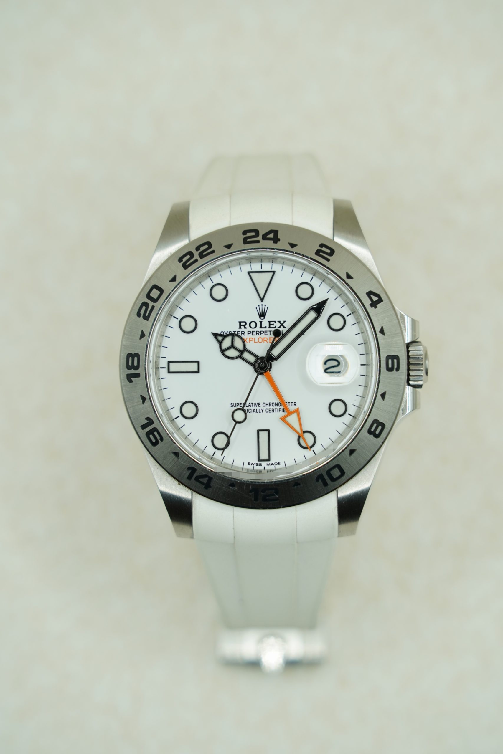 2020 Rolex Explorer II White Dial 216570