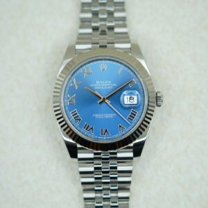 2025 Rolex Datejust 41mm Azzurro Blue