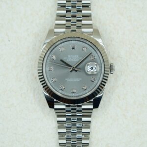 2023 Rolex Datejust 41mm slate diamond fluted jubilee