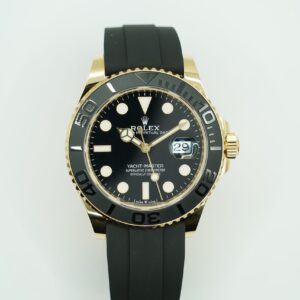 2023 Rolex 42mm Yacht-Master Yellow Gold Black Dial