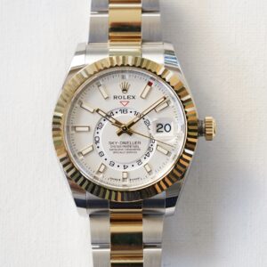 2024 ROLEX 42MM Sky dweller TWO TONE white DIAL