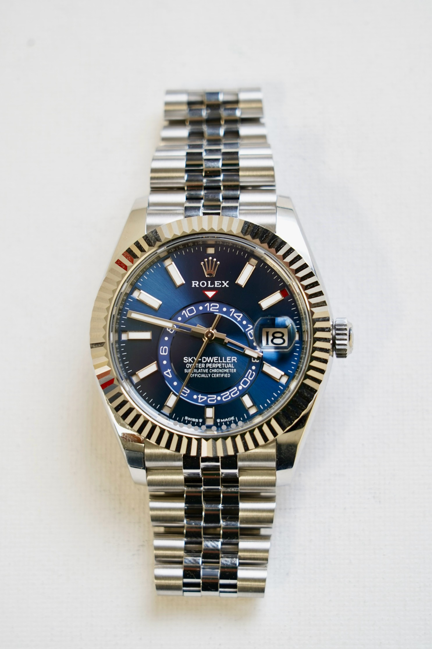 2023 Rolex 42mm Sky Dweller Blue dial jubilee