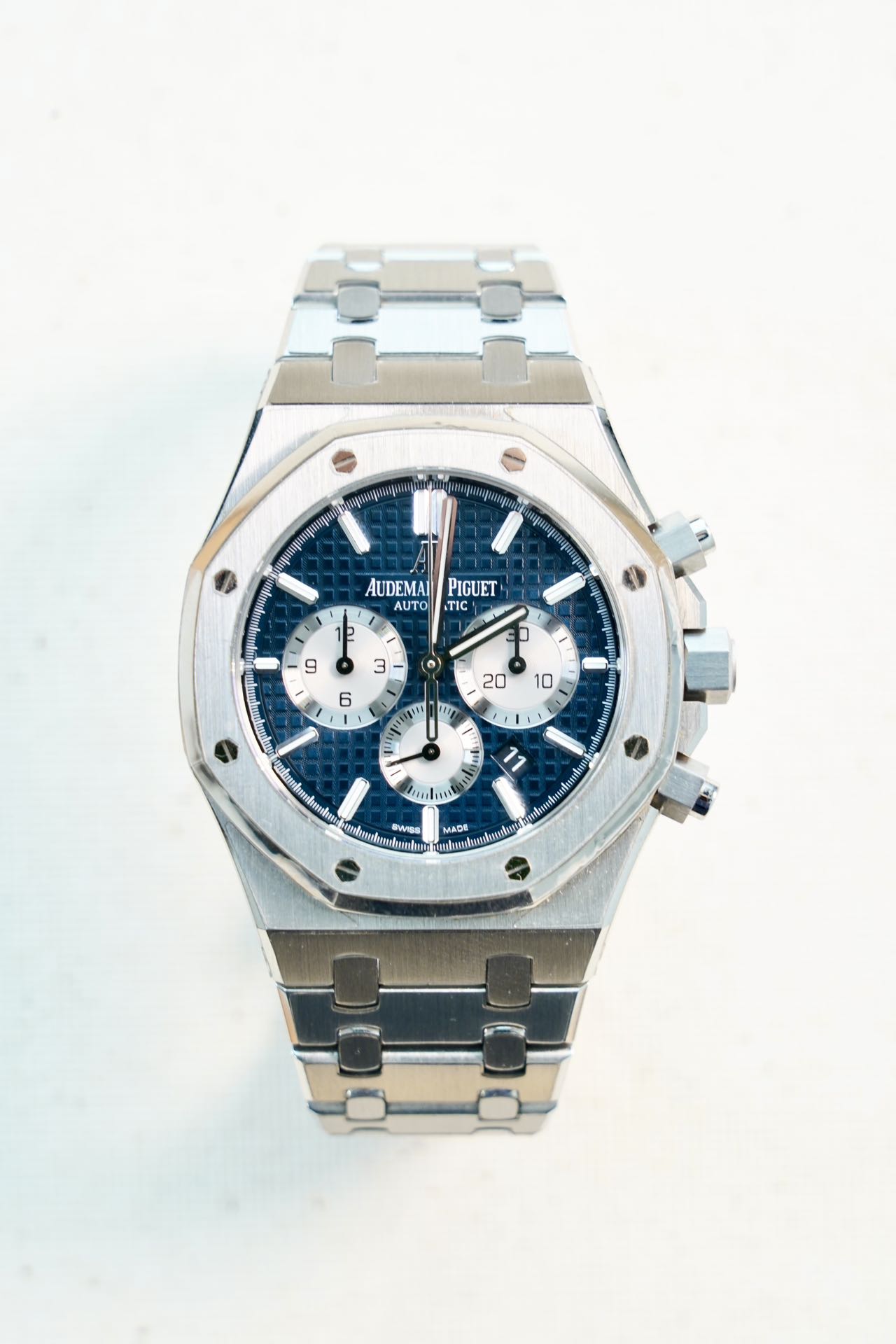 2021 Audemars Piguet Royal Oak Chronograph Blue dial 26331st