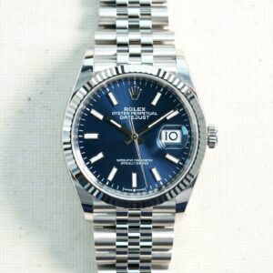 2025 Rolex Date just 36mm blue dial fluted jubilee