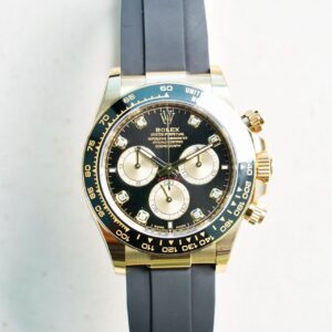 2025 ROLEX DAYTONA 40MM Black Diamond YELLOW GOLD Oysterflex