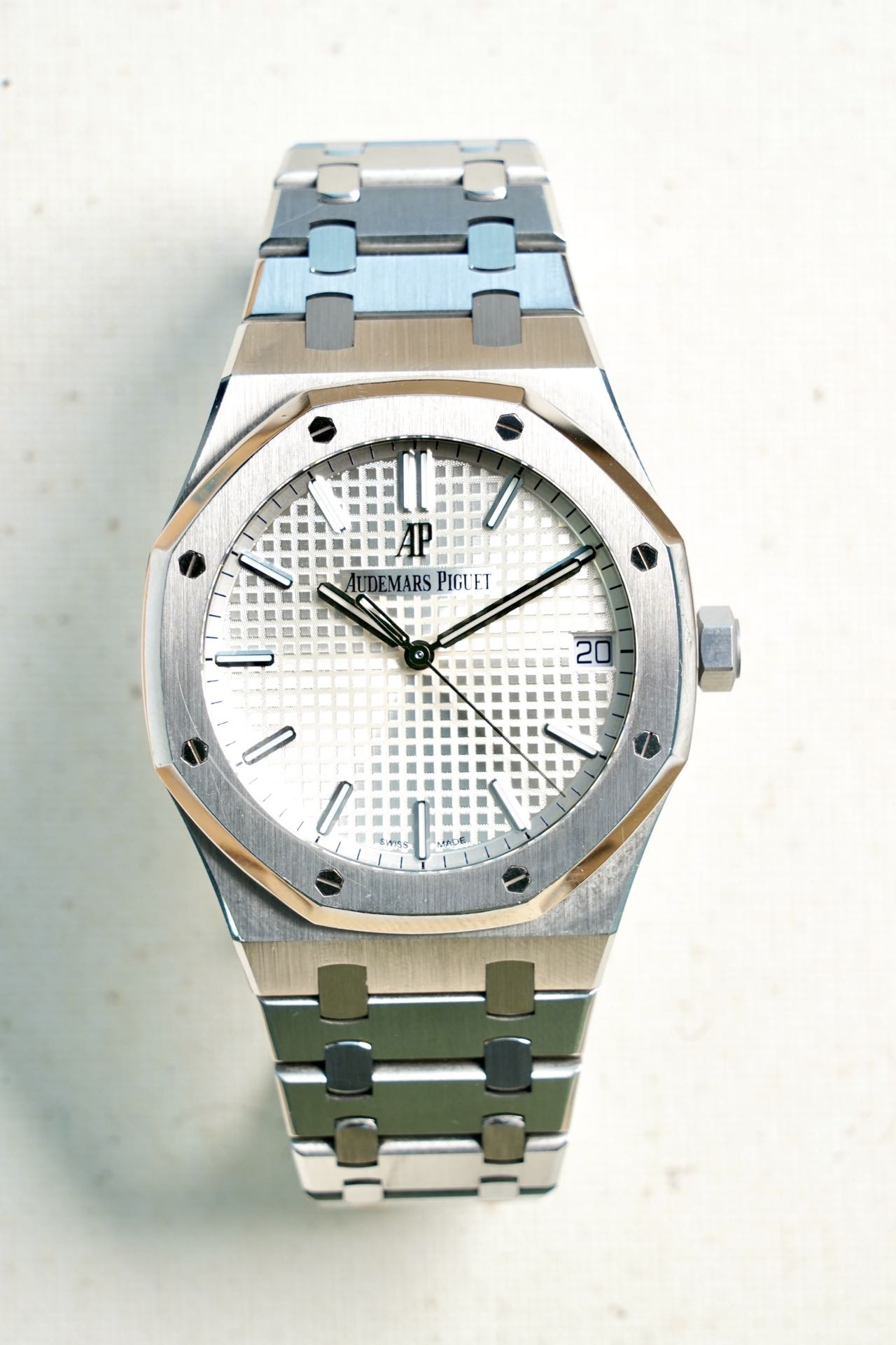 2021 Audemars Piguet Royal Oak White dial 15500st
