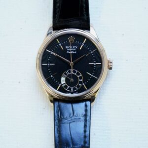图片_20250701112611.jpg 2021 Rolex Cellini Dual Time black dial rose gold