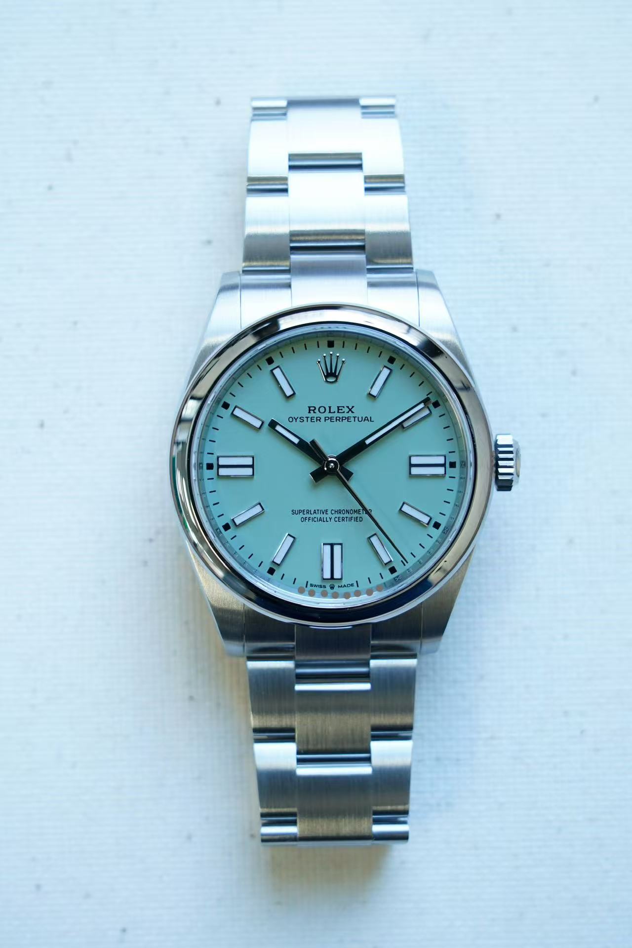 2025 Rolex Oyster Perpetual 41mm Pistachio Dial